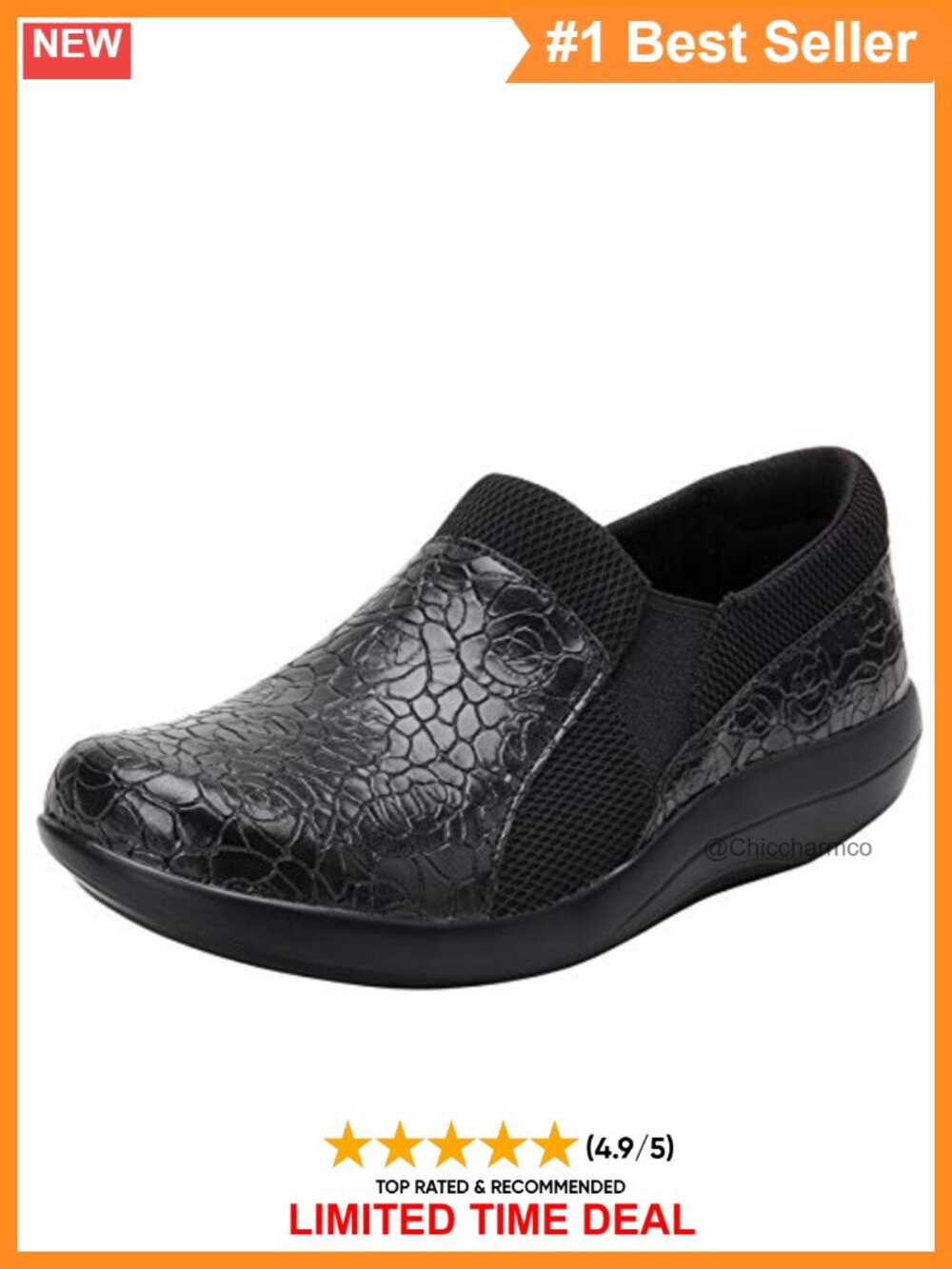 Alegria Duette Professional Slip-On Comfort Shoes Slip-Resistant Work Loafers